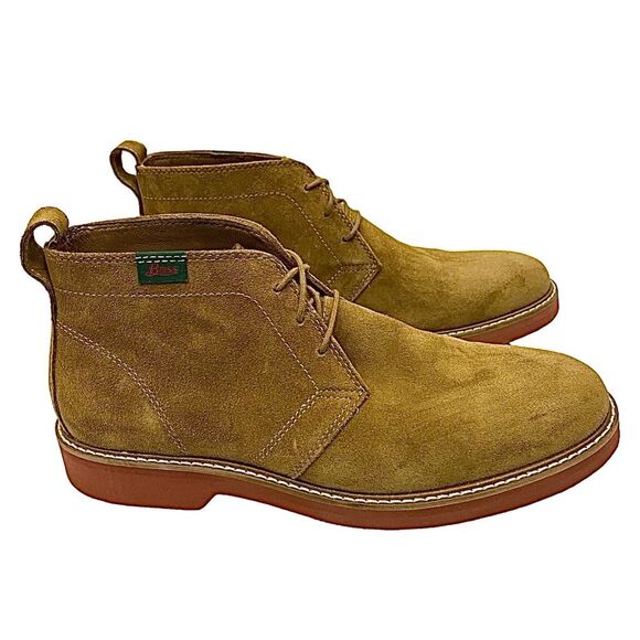 Mens Brooks Tan Suede Chukka Buck Men’s Size 9 Medium Pre-Owned - Picture 6 of 11